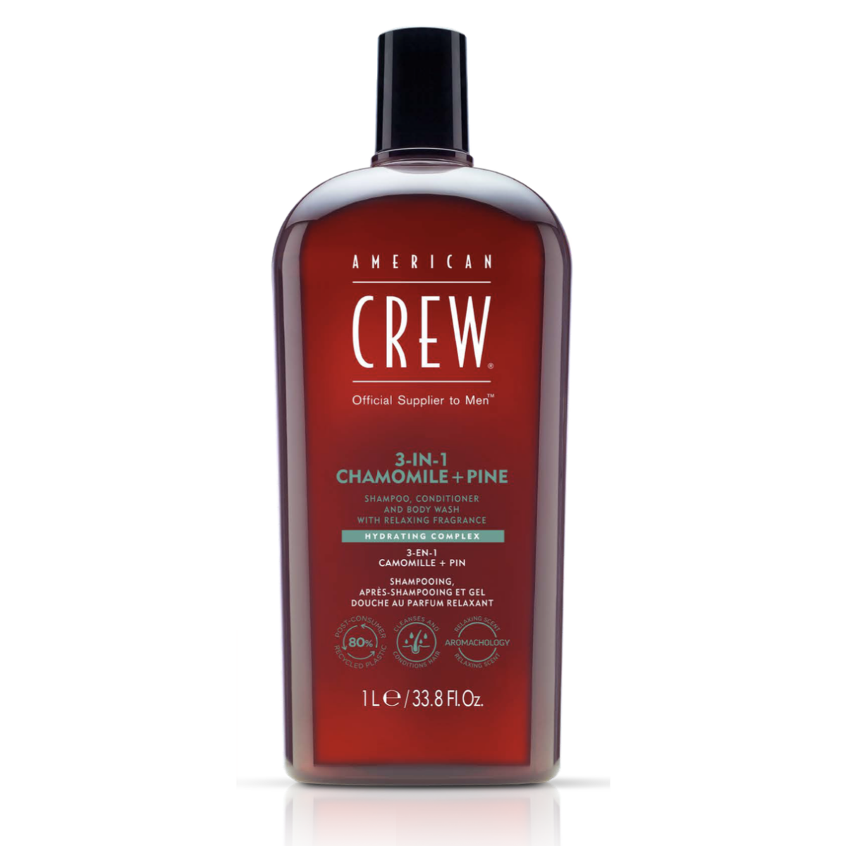 American Crew 3-in-1 Chamomile & Pine Relaxing Shampoo 1000ml