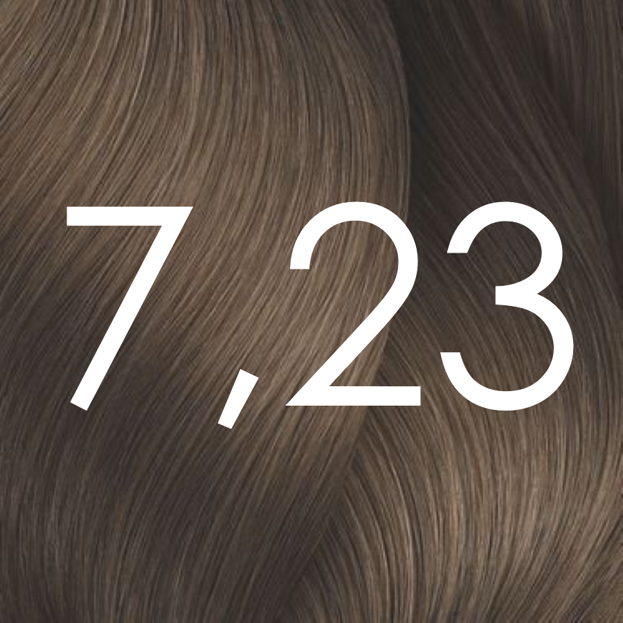 7,23 mittelblond irise gold 