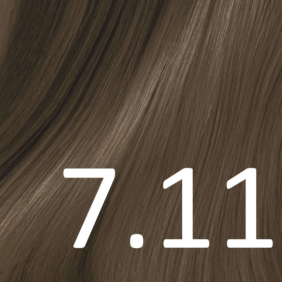 7.11 Mittelblond Ash Intensiv