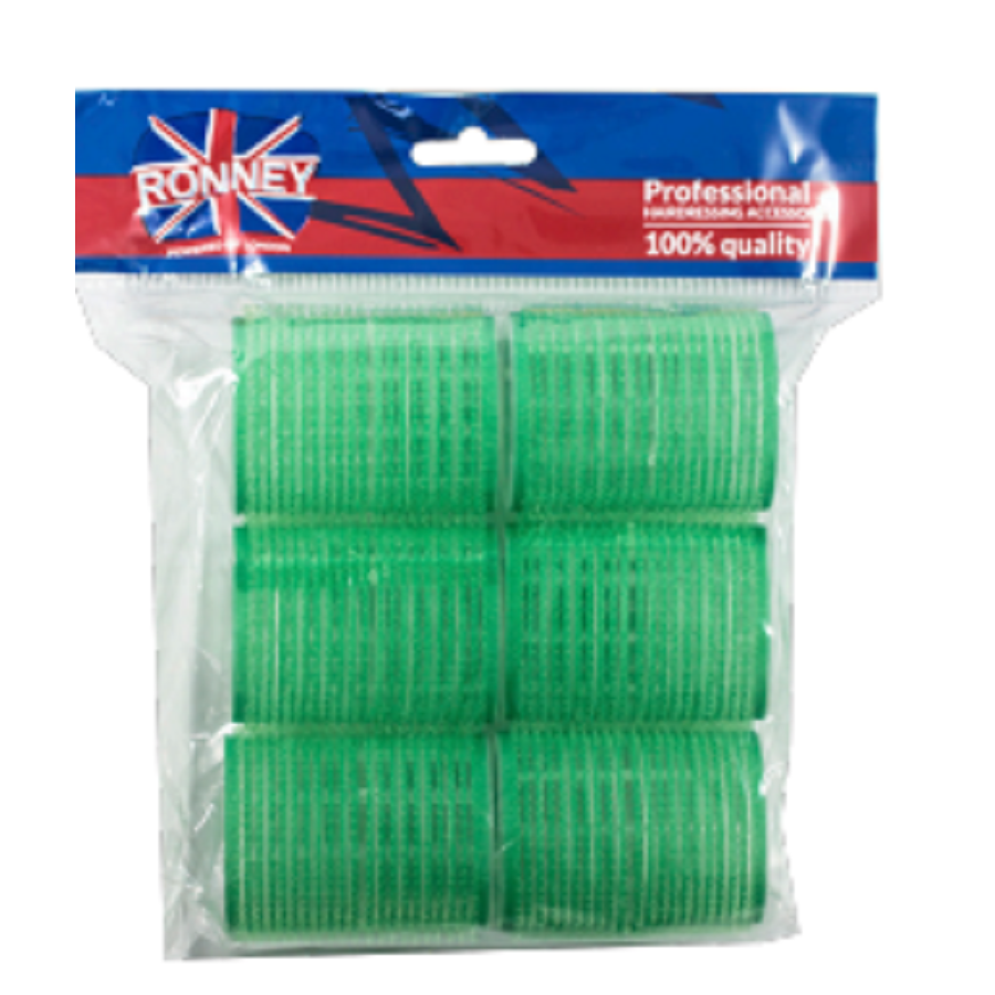 Ronney Professional Velcro Rollers 48/63mm green 6St SALE