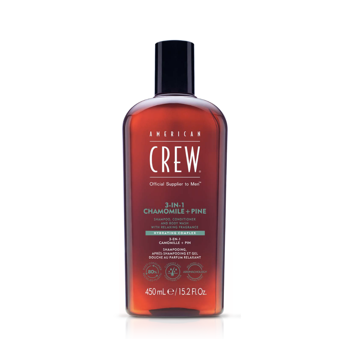 American Crew 3-in-1 Ginger & Tea Energizing Shampoo 450ml