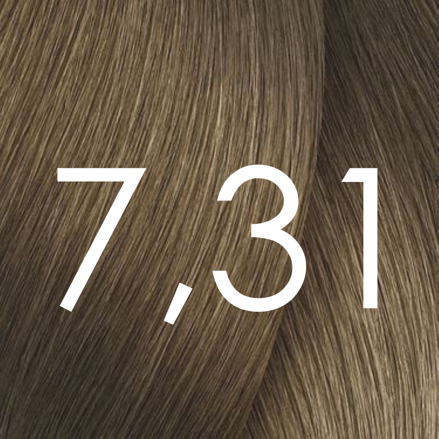 7,31 mittelblond gold asch