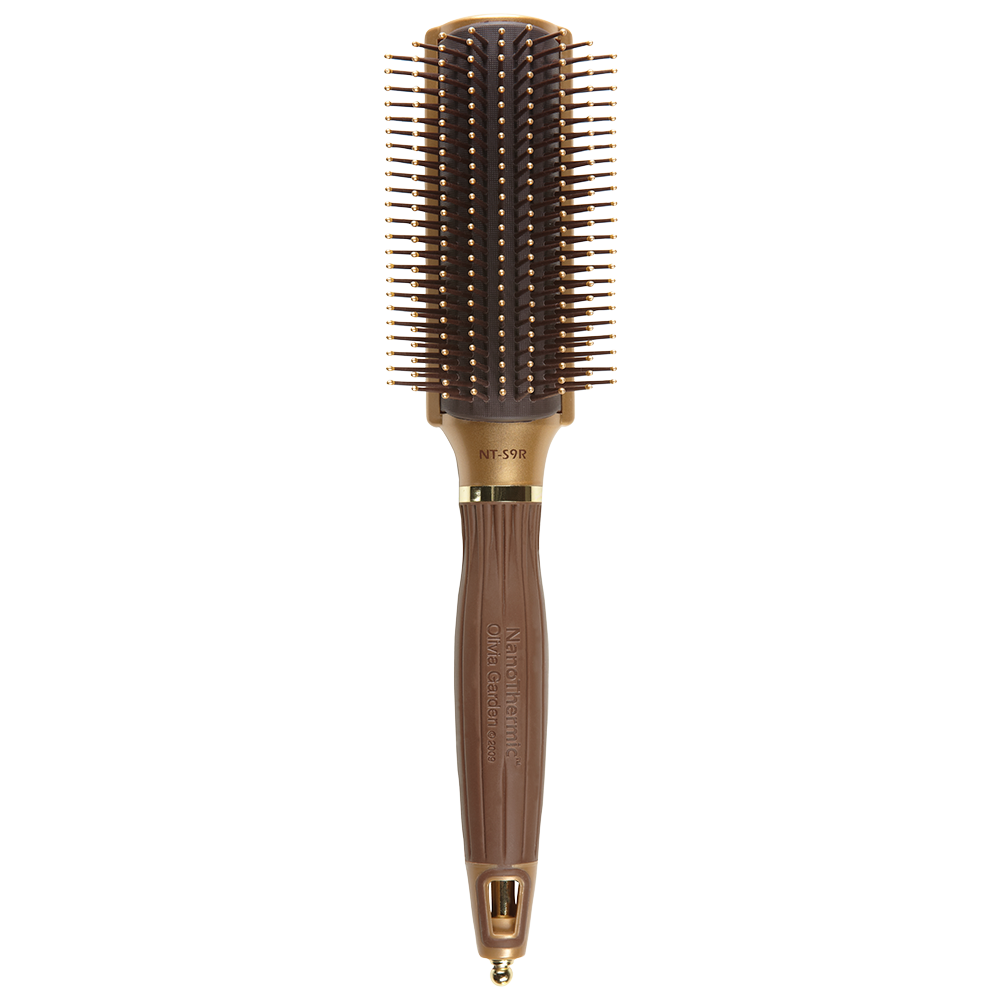 Olivia Garden Expert Style Control Nylon Bristles Gold&Brown